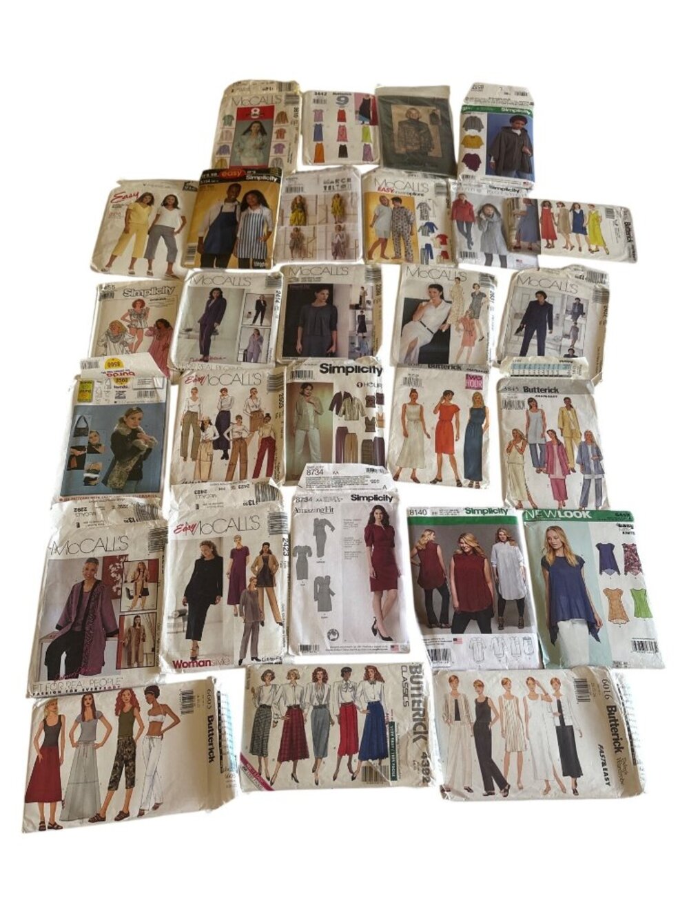 Lot Of 25 Vintage Sewing Patterns For Women From Butterick McCalls Simplicity